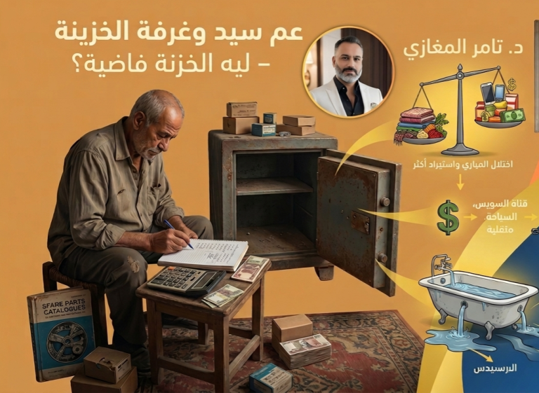 د.تامر المغازي يكتب: عم سيد وغرفة الخزينة – ليه الخزنة فاضية؟ (2)