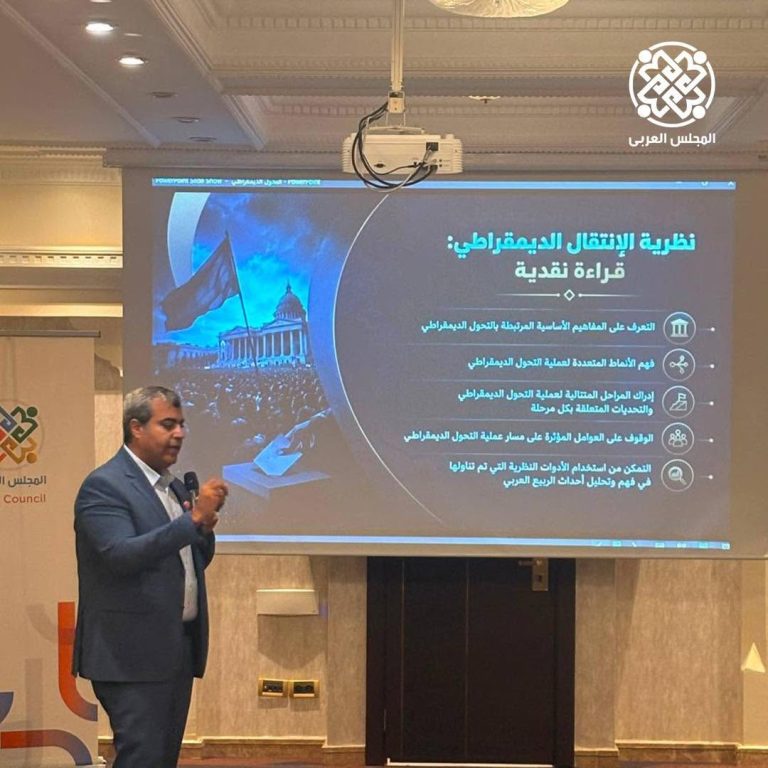 محمد عفان يقدم جلسة حول التفكير النقدي وتطبيقاته السياسية ضمن مخيم أكاديمية المجلس العربي