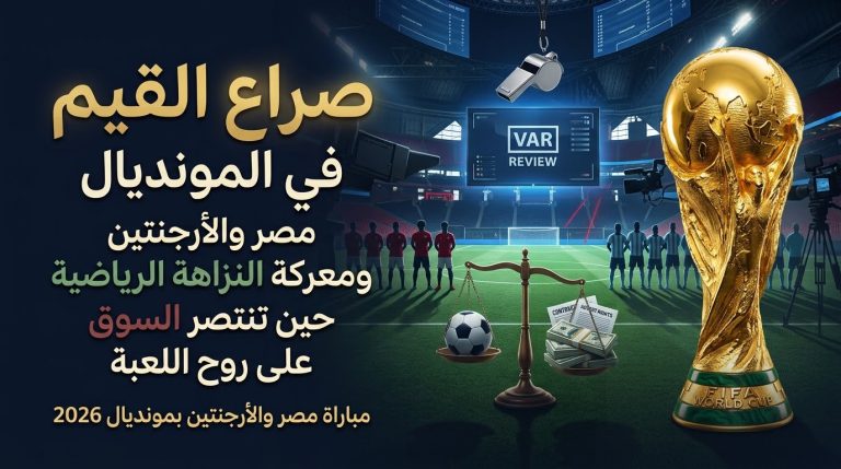 صراع القيم في المونديال.. مباراة مصر والأرجنتين بمونديال 2026