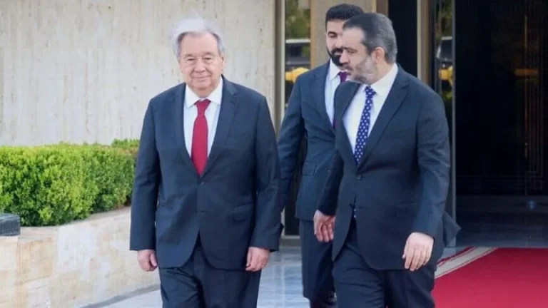 غوتيريش يصل دمشق في أول زيارة لأمين عام للأمم المتحدة منذ 17 عامًا
