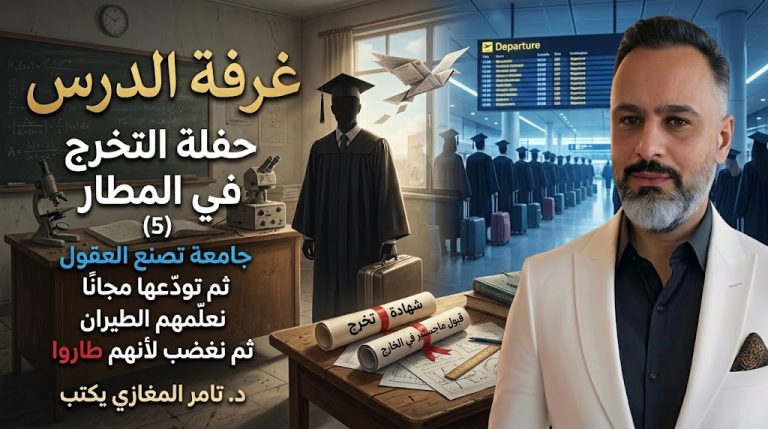 د. تامر المغازي يكتب: غرفة الدرس – حفلة التخرج في المطار (5)