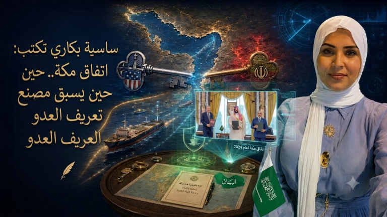 ساسية بكاري تكتب: اتفاق مكة.. حين يسبق مصنع السلاح تعريف العدو