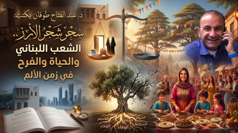 د.عبد الفتاح طوقان يكتب: سحر شجر الأرز.. الشعب اللبناني والحياة والفرح في زمن الألم