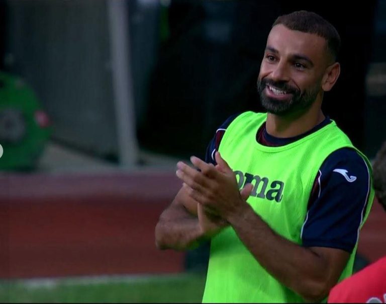 شاهد رد فعل محمد صلاح بعد تسجيل طرابزون سبور للهدف الأول أمام قاسم باشا