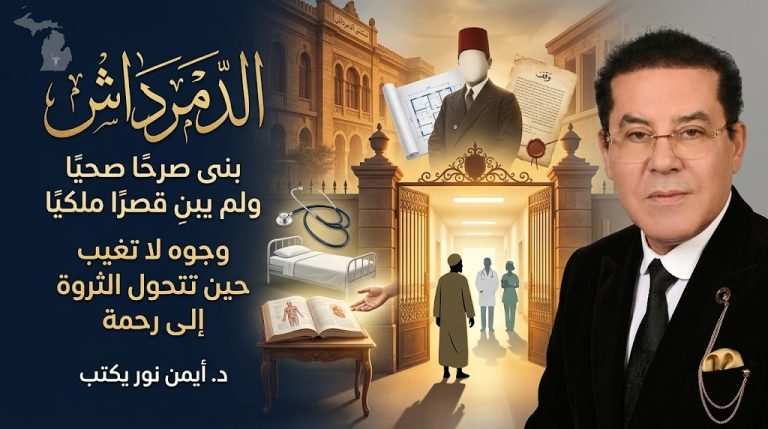 د. أيمن نور يكتب: عبد الرحمن السيد والدمرداش الذي بنى صرحًا صحيًا… ولم يبنِ قصرًا ملكيًا . وجوه لا تغيب