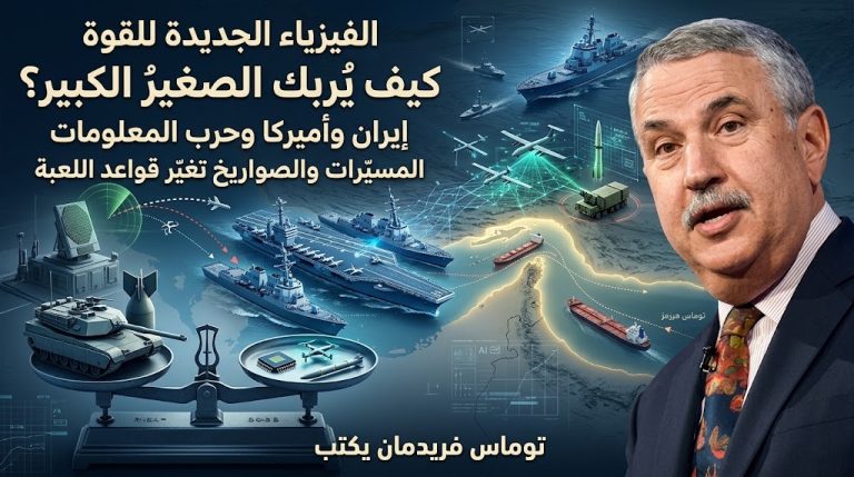 توماس فريدمان يكتب: الفيزياء الجديدة للقوة بين الولايات المتحدة وإيران