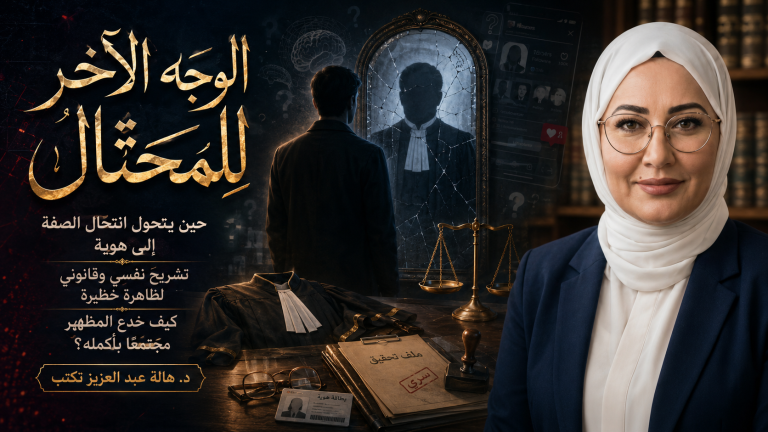 د. هالة عبد العزيز تكتب: الوجه الآخر للمحتال… عندما يتحول انتحال الصفة إلى هوية!