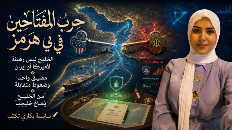 ساسيه بكاري تكتب: حرب المفتاحين في هرمز.. الخليج ليس رهينة لأميركا أو إيران