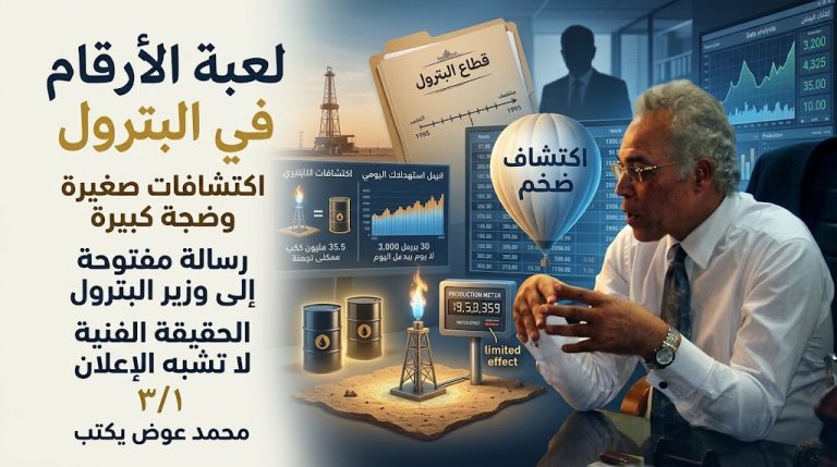 محمد عوض يكتب: رسالة مفتوحة إلى م. كريم بدوي وزير البترول والثروة التعدينية.. ٣/١