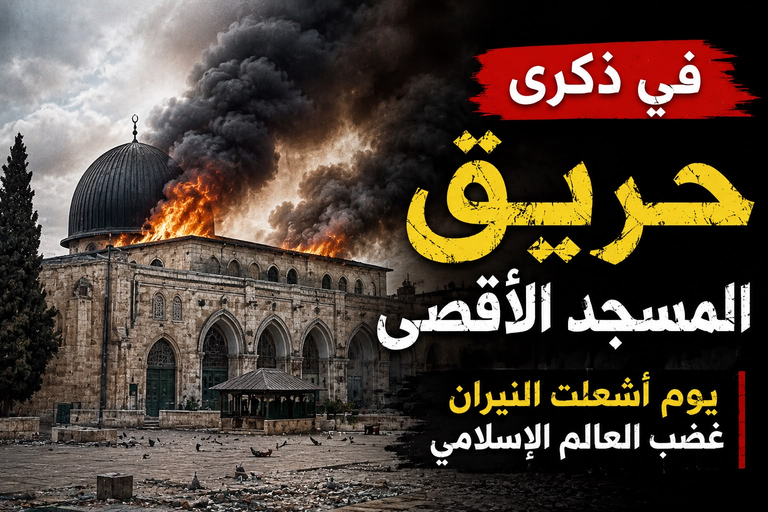 في ذكرى حريق المسجد الأقصى.. يوم أشعلت النيران غضب العالم الإسلامي