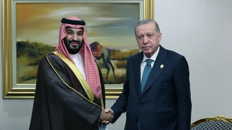 أردوغان لولي العهد السعودي: تركيا تعمل لإرساء سلام دائم في المنطقة
