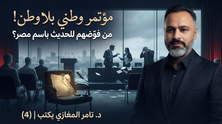 د. تامر المغازي يكتب: مؤتمر وطني بلا وطن (4)
