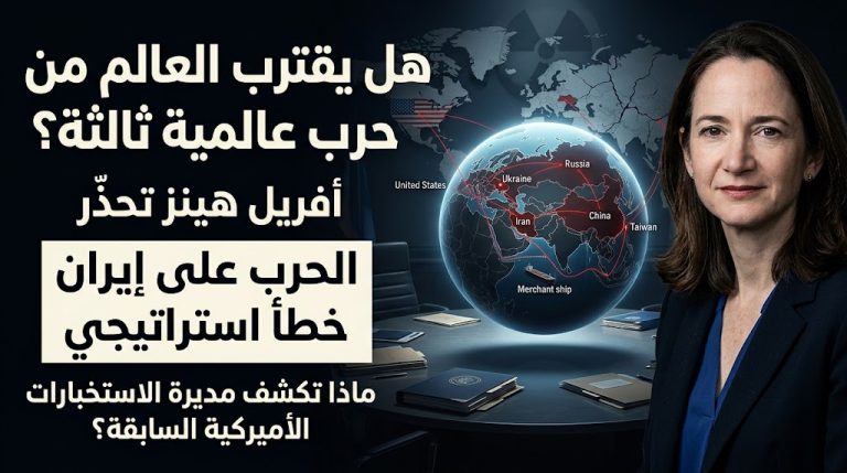 أفريل هينز تحذر من حرب عالمية ثالثة وتنتقد قرار الحرب على إيران.. ماذا تكشف مديرة الاستخبارات الأميركية السابقة عن العالم الذي يتشكل؟