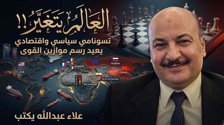 علاء عبداللا يكتب: العالم يتغير!!