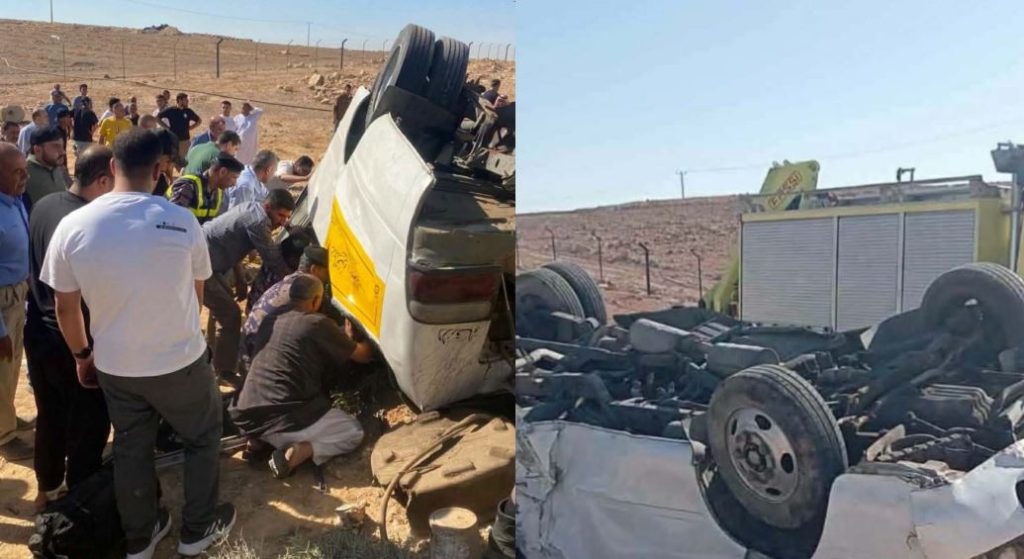 مصر تعزي الأردن في ضحايا حادث حافلة المجندين المكلفين بخدمة العلم