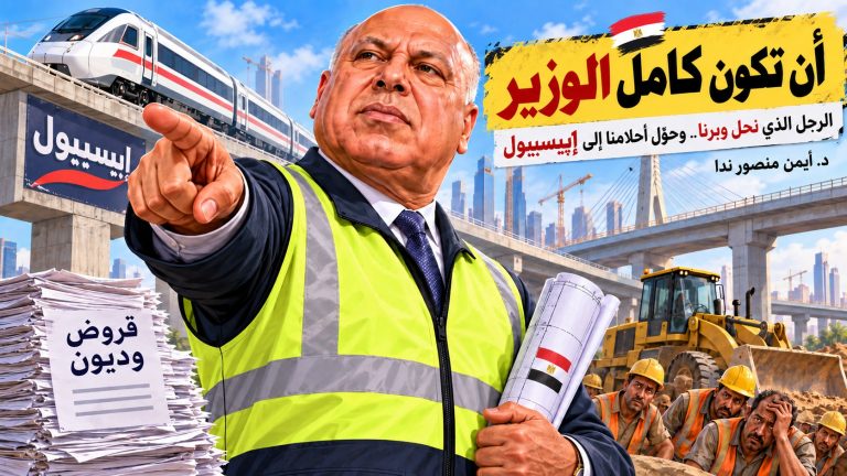 د. أيمن منصور ندا يكتب: أن تكون كامل الوزير .  الرجل الذي “نَحَلَ وَبَرَنا”.. وحوّل أحلامنا إلى “إيبسيبول”!