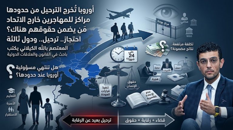 المعتصم بالله الكيلاني يكتب: أوروبا تُخرج الترحيل من حدودها: مراكز المهاجرين في دول ثالثة تفتح باباً جديداً للمخاطر