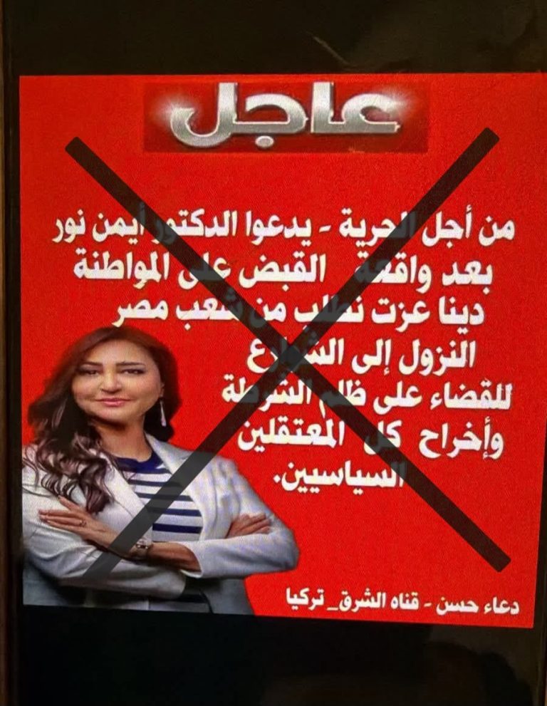 تصريح مفبرك ودعوة مزعومة للتظاهر.. كيف جرى الزج باسم د.أيمن نور في قضية دينا عزت؟
