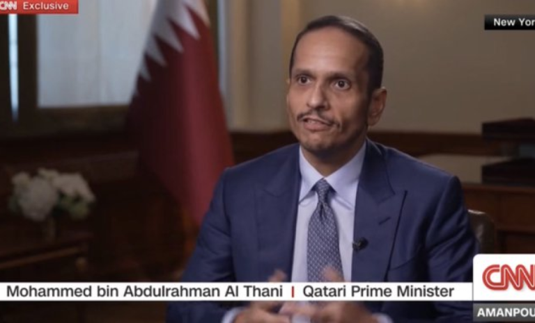 رئيس الوزراء القطري لـCNN: واشنطن وطهران أظهرا رغبة في الحوار.. و«قطر غيت» اتهام عبثي