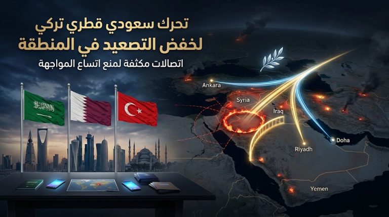 تحرك سعودي قطري تركي لخفض التصعيد في المنطقة