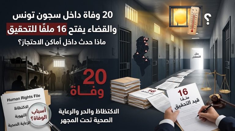 20 وفاة داخل سجون تونس.. والقضاء يفتح 16 ملفًا للتحقيق