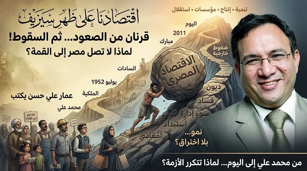 عمار علي حسن يكتب: اقتصادنا على ظهر سيزيف.. صعود شاق وهبوط متكرر