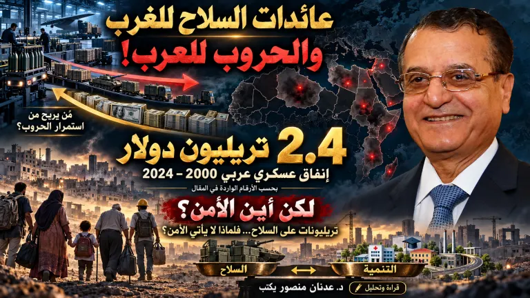 د. عدنان منصور يكتب: عائدات السلاح للغرب… والحروب والاقتتال للعرب!