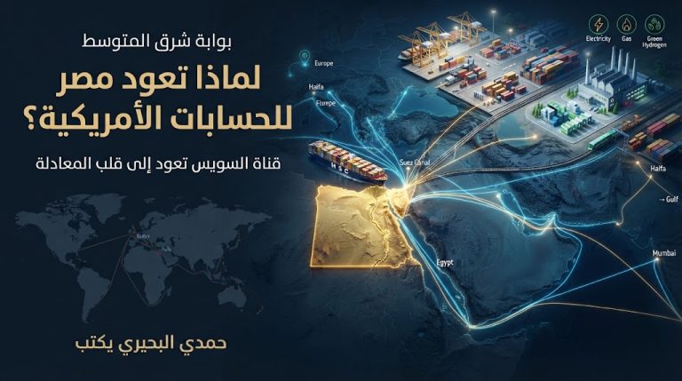 حمدي البحيري يكتب :  بوابة شرق المتوسط: لماذا تعود مصر إلى الحسابات الأمريكية؟