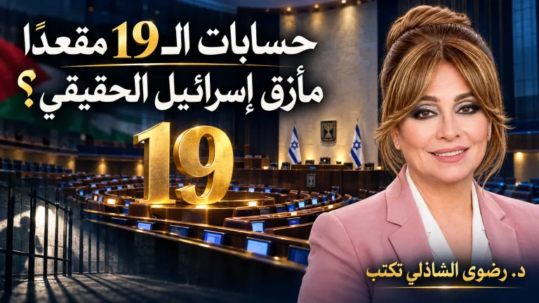 د. رضوى الشاذلي تكتب: حسابات الـ19 مقعدًا: كيف يضع عرب 48 إسرائيل أمام مأزقها الحقيقي؟