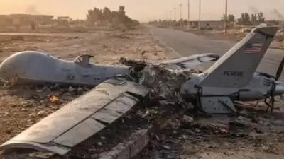 طهران تعلن إسقاط مسيرة أمريكية متطورة فوق مضيق هرمز بنيران منظومة دفاعية إيرانية