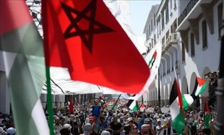 مظاهرات في الرباط نصرة للأقصى ومطالب بإنهاء التطبيع مع إسرائيل