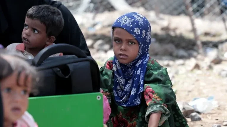اليونيسف: نزوح 79 ألف طفل غربي اليمن خلال أقل من شهر